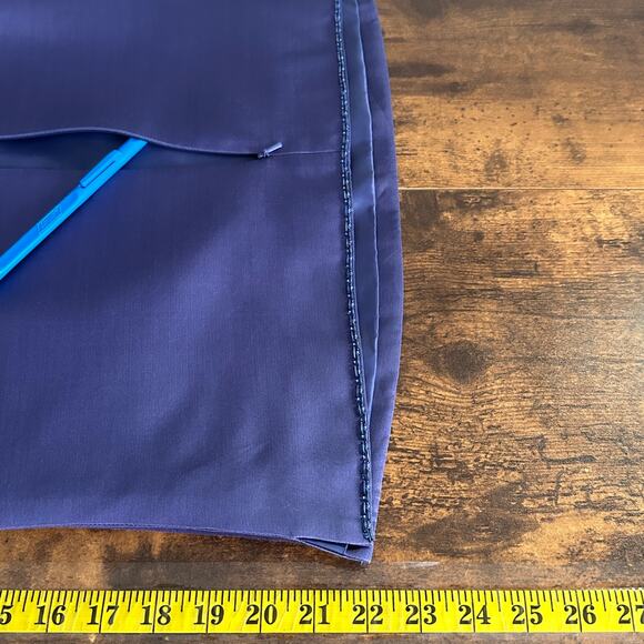 Vintage NWT Talbots 100 Silk Taffeta Skirt Blouse Set Size 12 Dark Lilac Purple - Picture 6 of 12